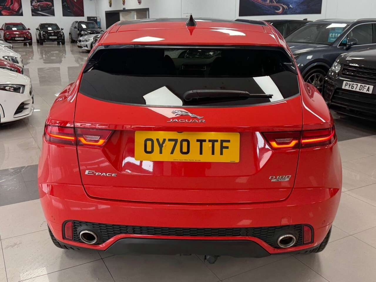 A 2020 JAGUAR E-PACE 2.0 D180 Chequered Flag SUV 5dr Diesel Auto AWD Euro 6 (s/s) (180 ps) EXTRE A 2020 JAGUAR E-PACE 2.0 D180 Chequered Flag SUV 5dr Diesel Auto AWD Euro 6 (s/s) (180 ps) EXTRE