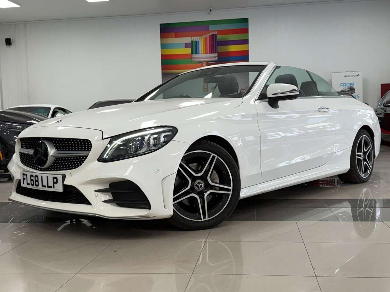 A 2018 MERCEDES-BENZ C-CLASS 2.0 C220d AMG Line (Premium Plus) Cabriolet 2dr Diesel G-Tronic+ Euro 6 (s/ A 2018 MERCEDES-BENZ C-CLASS 2.0 C220d AMG Line (Premium Plus) Cabriolet 2dr Diesel G-Tronic+ Euro 6 (s/