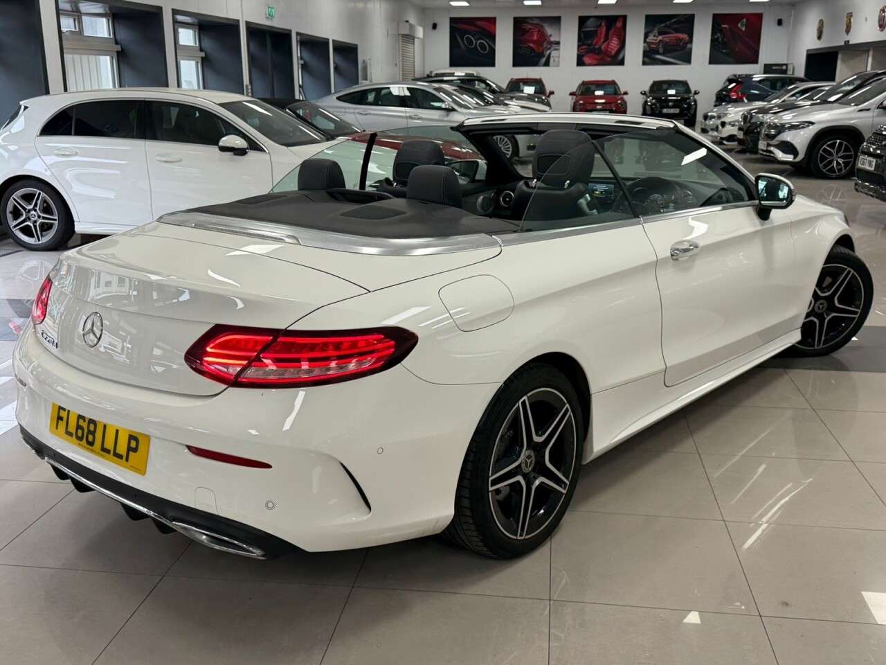 A 2018 MERCEDES-BENZ C-CLASS 2.0 C220d AMG Line (Premium Plus) Cabriolet 2dr Diesel G-Tronic+ Euro 6 (s/ A 2018 MERCEDES-BENZ C-CLASS 2.0 C220d AMG Line (Premium Plus) Cabriolet 2dr Diesel G-Tronic+ Euro 6 (s/