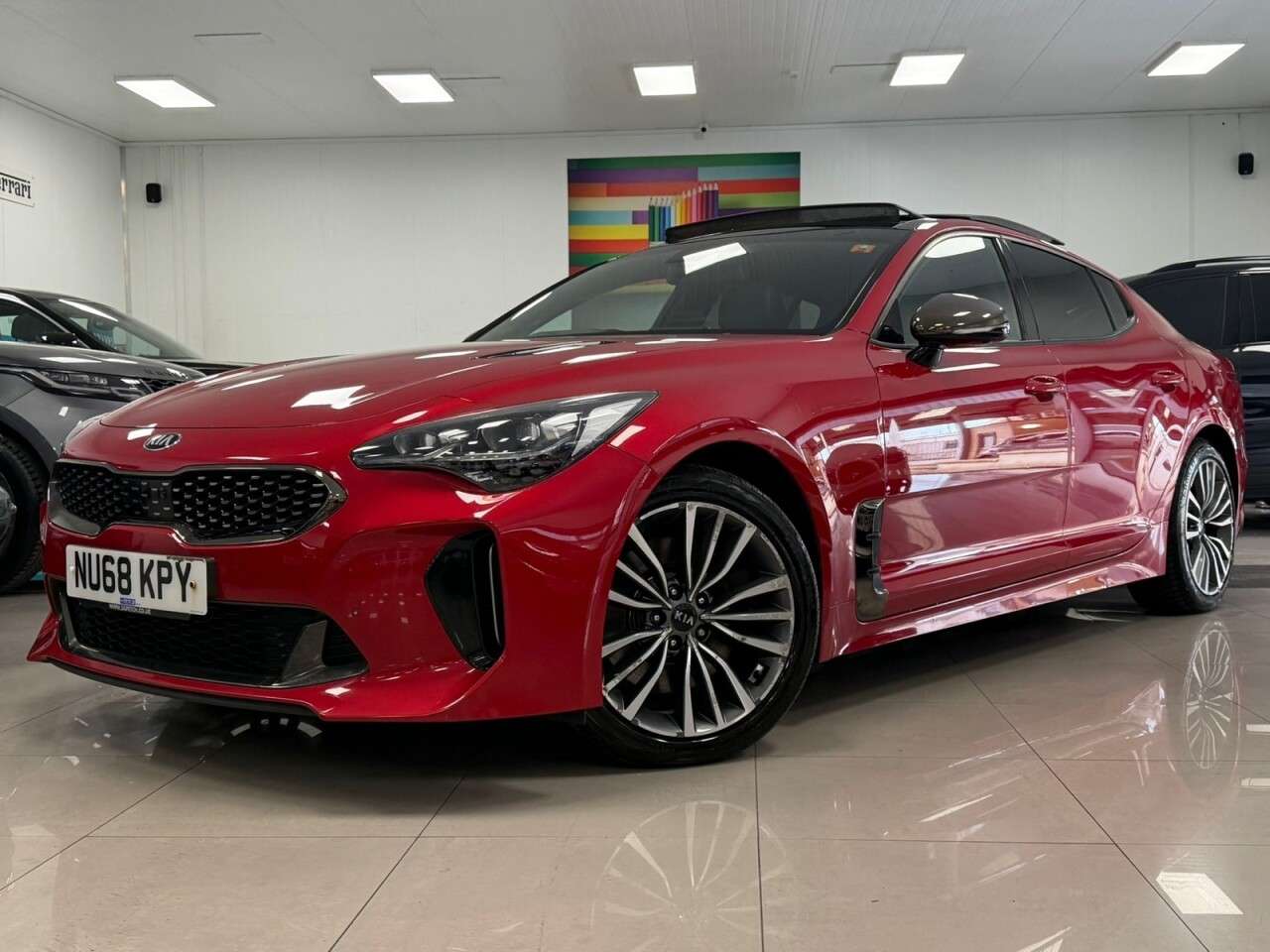A 2018 KIA STINGER 2.0 T-GDi GT-Line S Gran Turismo 5dr Petrol Auto Euro 6 (s/s) (244 bhp) PAN A 2018 KIA STINGER 2.0 T-GDi GT-Line S Gran Turismo 5dr Petrol Auto Euro 6 (s/s) (244 bhp) PAN