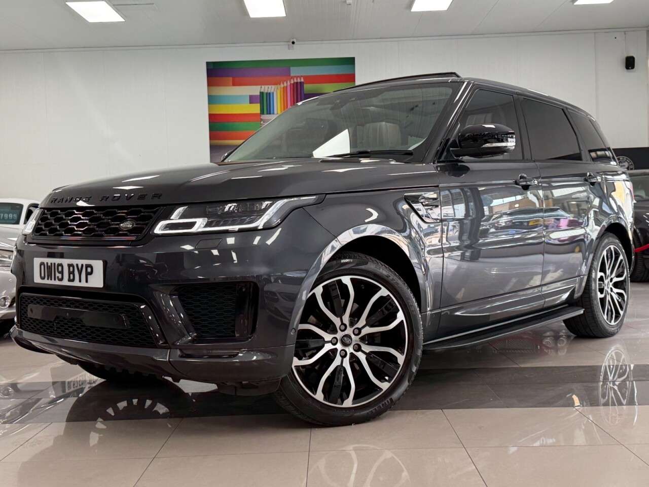 A 2019 LAND ROVER RANGE ROVER SPORT 3.0 SD V6 Autobiography Dynamic SUV 5dr Diesel Auto 4WD Euro 6 (s/s) (306 p A 2019 LAND ROVER RANGE ROVER SPORT 3.0 SD V6 Autobiography Dynamic SUV 5dr Diesel Auto 4WD Euro 6 (s/s) (306 p