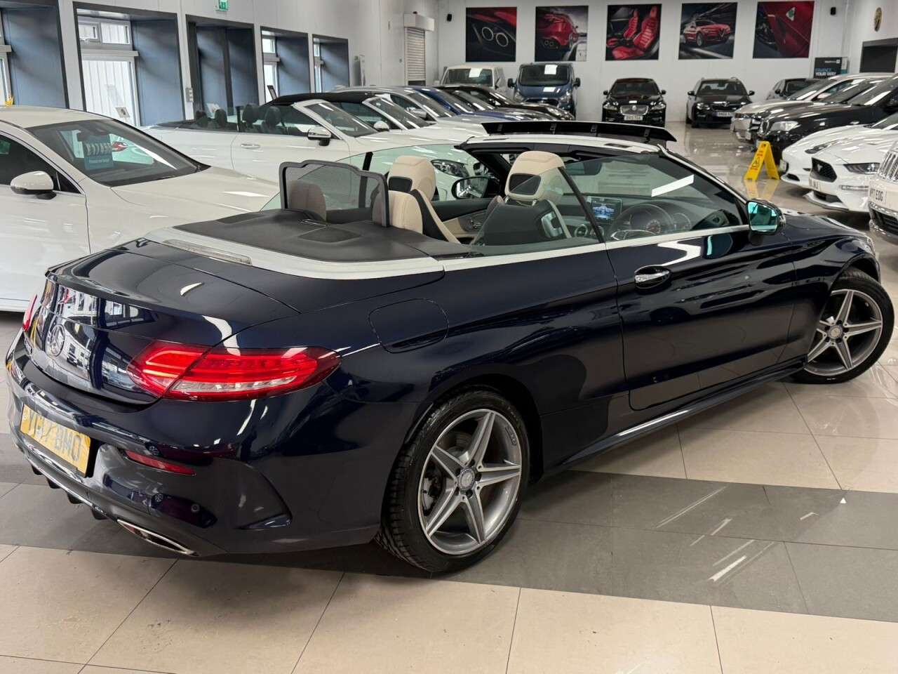 A 2017 MERCEDES-BENZ C-CLASS 2.0 C300 AMG Line Cabriolet 2dr Petrol G-Tronic+ Euro 6 (s/s) (245 ps) AIRS A 2017 MERCEDES-BENZ C-CLASS 2.0 C300 AMG Line Cabriolet 2dr Petrol G-Tronic+ Euro 6 (s/s) (245 ps) AIRS