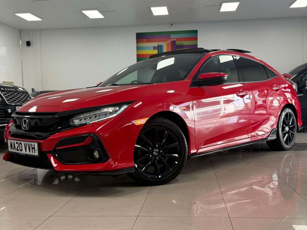 A 2020 HONDA CIVIC 1.0 VTEC Turbo EX Sport Line Hatchback 5dr Petrol Manual Euro 6 (s/s) (126 A 2020 HONDA CIVIC 1.0 VTEC Turbo EX Sport Line Hatchback 5dr Petrol Manual Euro 6 (s/s) (126