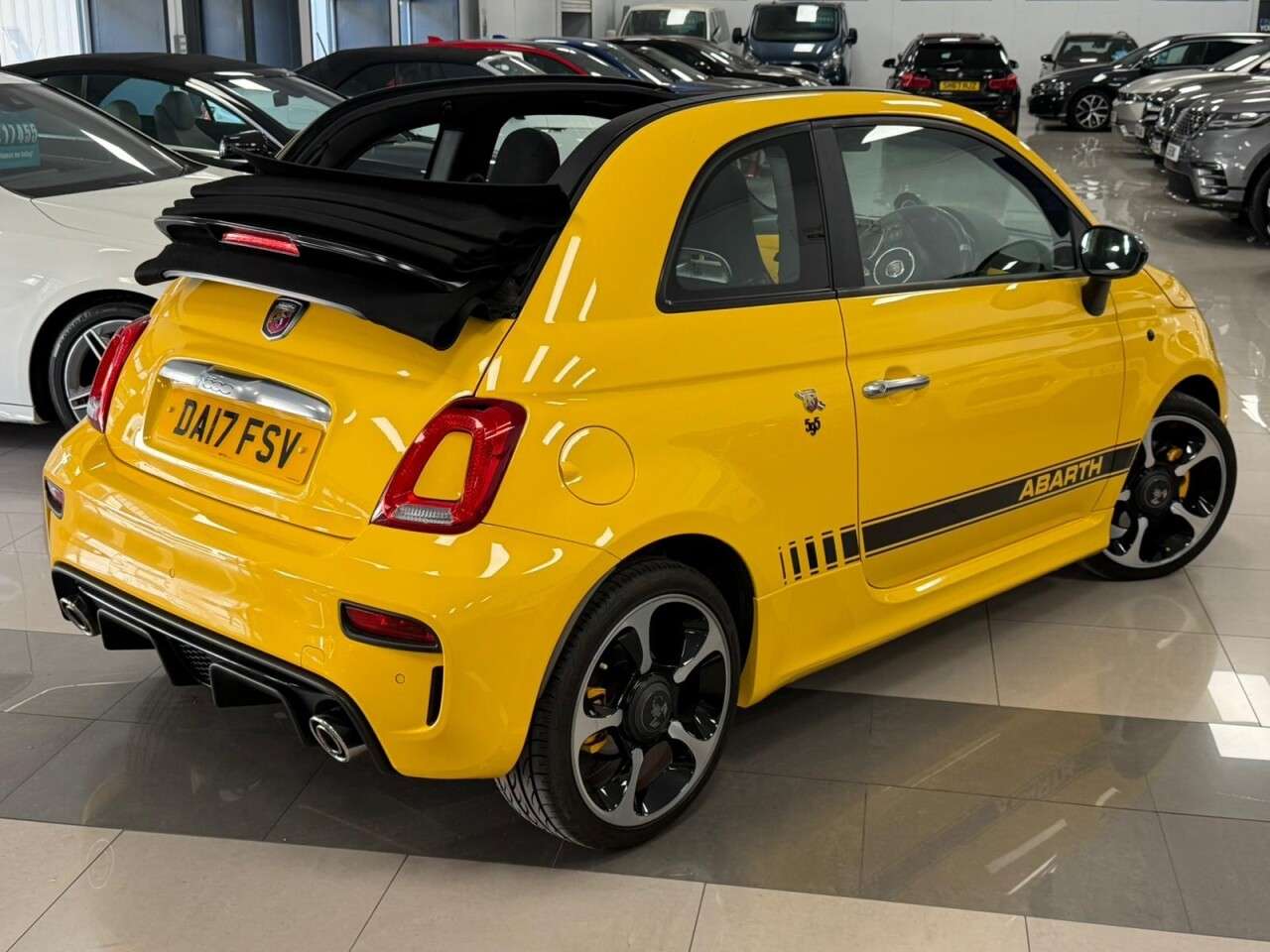A 2017 ABARTH 595C 1.4 T-Jet Cabrio 2dr Petrol Manual Euro 6 (145 ps) LOW MILEAGE CONVERTIBLE A 2017 ABARTH 595C 1.4 T-Jet Cabrio 2dr Petrol Manual Euro 6 (145 ps) LOW MILEAGE CONVERTIBLE