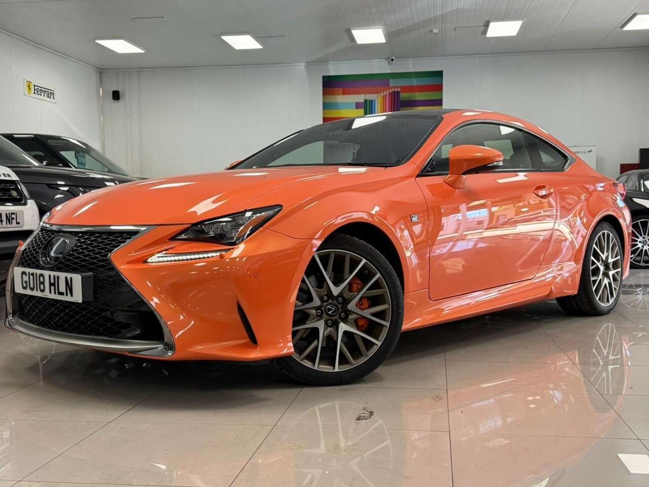 A 2018 LEXUS RC 2.5 300h F Sport Coupe 2dr Petrol Hybrid CVT Euro 6 (s/s) (223 ps) RARE SOL A 2018 LEXUS RC 2.5 300h F Sport Coupe 2dr Petrol Hybrid CVT Euro 6 (s/s) (223 ps) RARE SOL