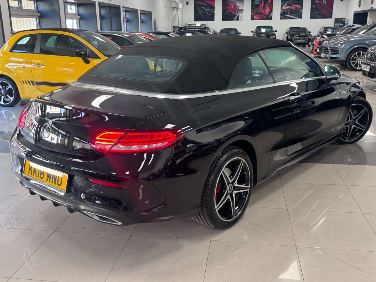 A 2018 MERCEDES-BENZ C CLASS 2.1 C220d Nightfall Edition (Premium Plus) Cabriolet 2dr Diesel G-Tronic+ 4 A 2018 MERCEDES-BENZ C CLASS 2.1 C220d Nightfall Edition (Premium Plus) Cabriolet 2dr Diesel G-Tronic+ 4