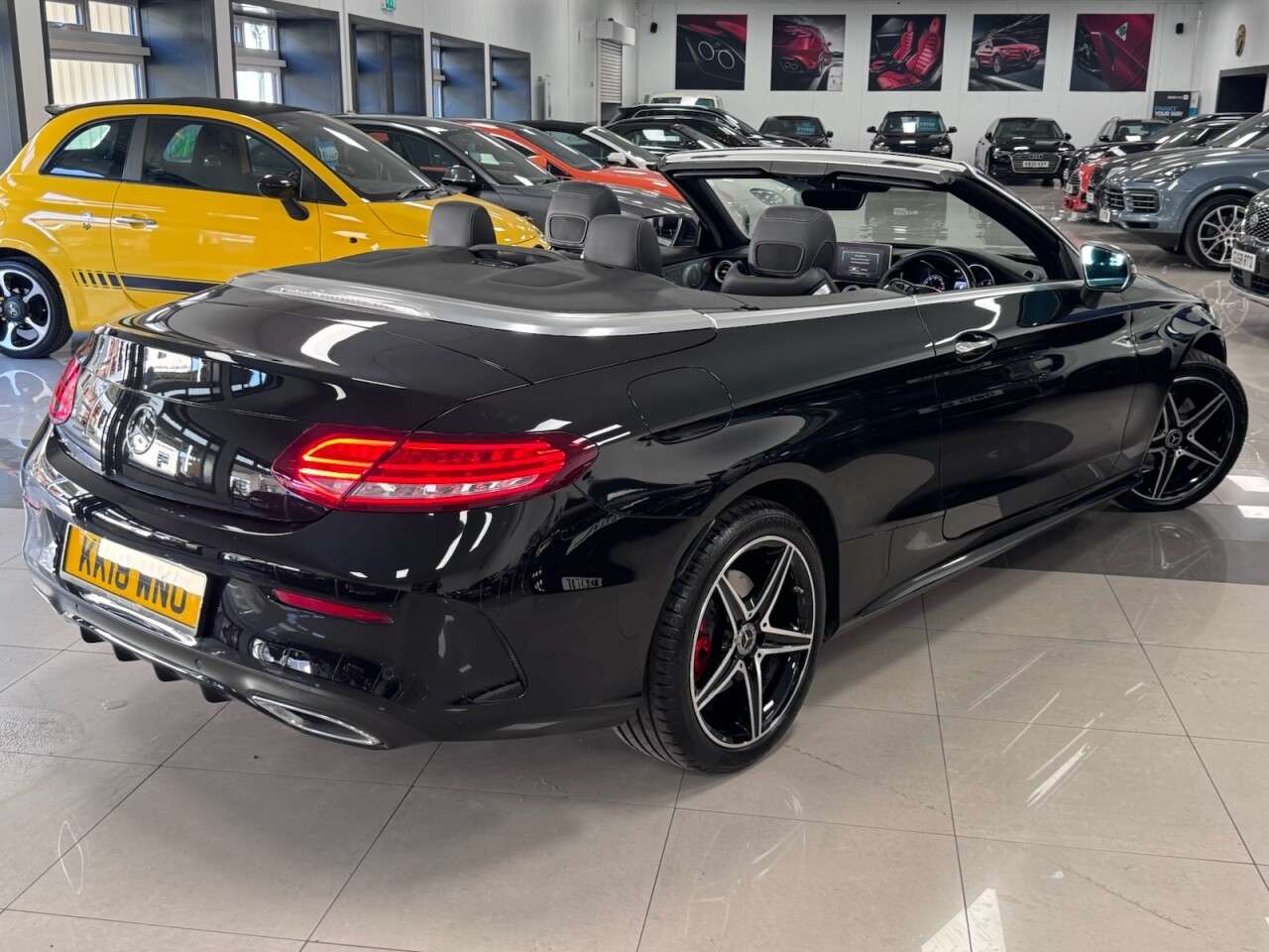 A 2018 MERCEDES-BENZ C CLASS 2.1 C220d Nightfall Edition (Premium Plus) Cabriolet 2dr Diesel G-Tronic+ 4 A 2018 MERCEDES-BENZ C CLASS 2.1 C220d Nightfall Edition (Premium Plus) Cabriolet 2dr Diesel G-Tronic+ 4