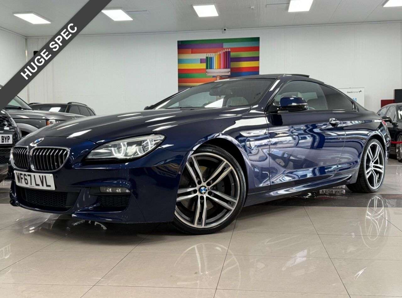 A 2017 BMW 6 SERIES 3.0 640d M Sport Coupe 2dr Diesel Auto Euro 6 (s/s) (313 ps) £9K IN EXTRAS& A 2017 BMW 6 SERIES 3.0 640d M Sport Coupe 2dr Diesel Auto Euro 6 (s/s) (313 ps) £9K IN EXTRAS&