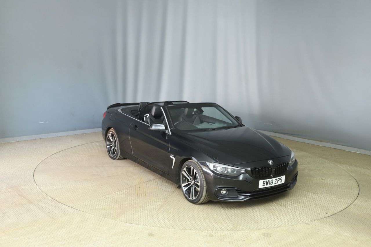 A 2018 BMW 4 SERIES 2.0 420i Sport Convertible 2dr Petrol Auto Euro 6 (s/s) (184 ps) A 2018 BMW 4 SERIES 2.0 420i Sport Convertible 2dr Petrol Auto Euro 6 (s/s) (184 ps)