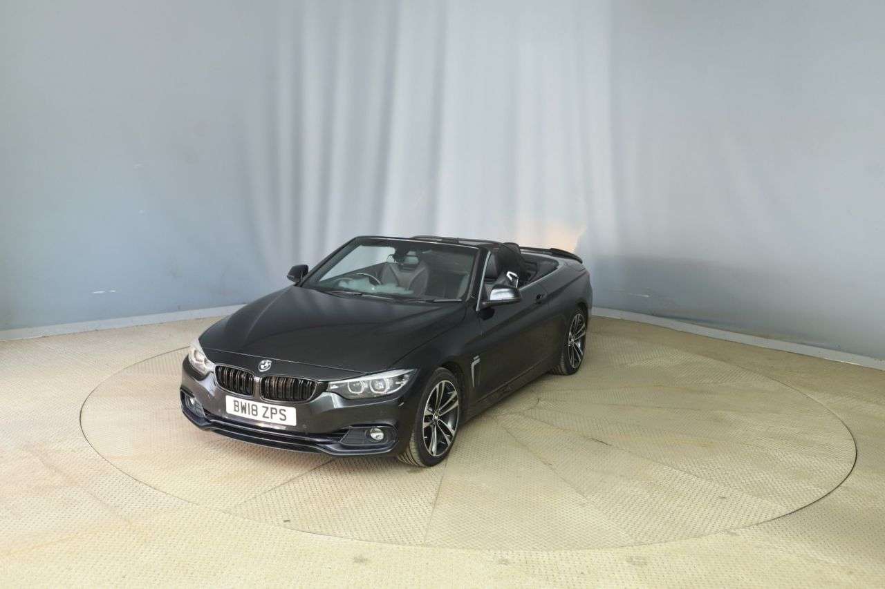 A 2018 BMW 4 SERIES 2.0 420i Sport Convertible 2dr Petrol Auto Euro 6 (s/s) (184 ps) A 2018 BMW 4 SERIES 2.0 420i Sport Convertible 2dr Petrol Auto Euro 6 (s/s) (184 ps)
