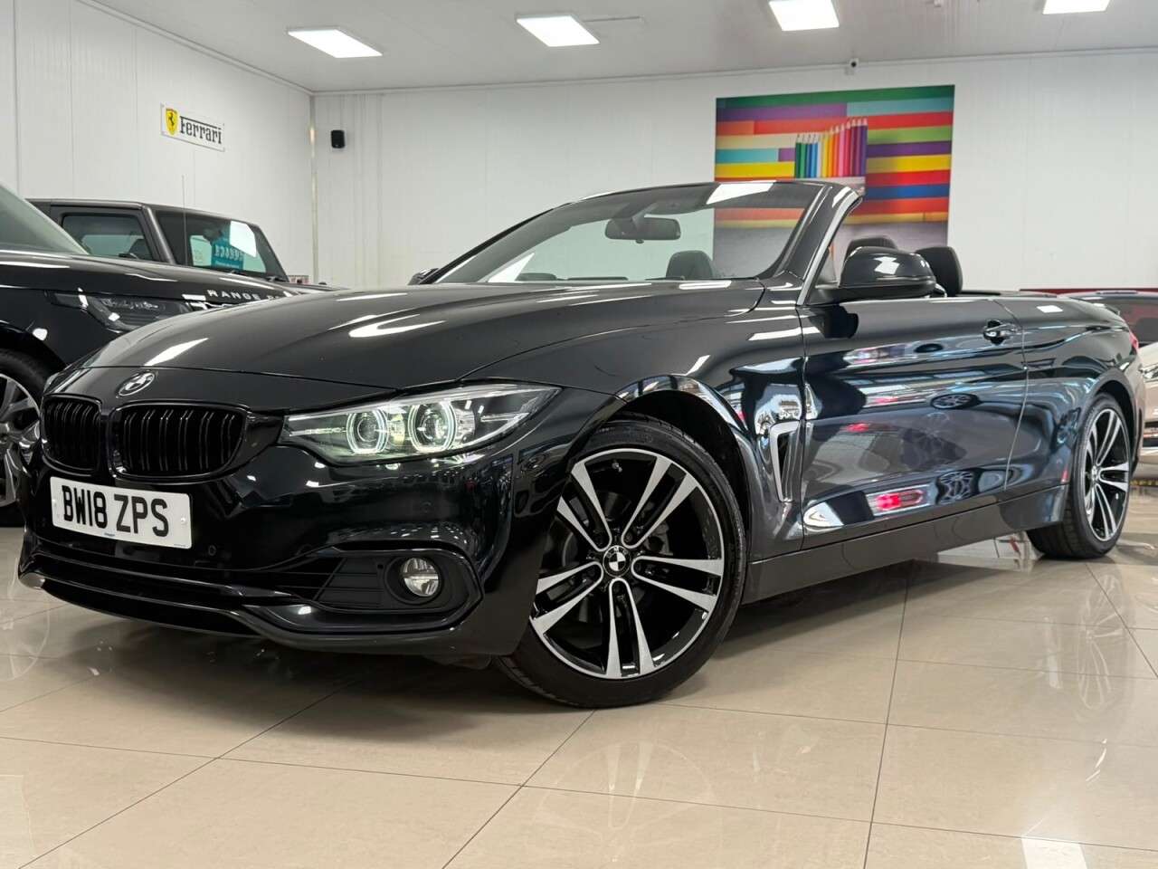 A 2018 BMW 4 SERIES 2.0 420i Sport Convertible 2dr Petrol Auto Euro 6 (s/s) (184 ps) A 2018 BMW 4 SERIES 2.0 420i Sport Convertible 2dr Petrol Auto Euro 6 (s/s) (184 ps)