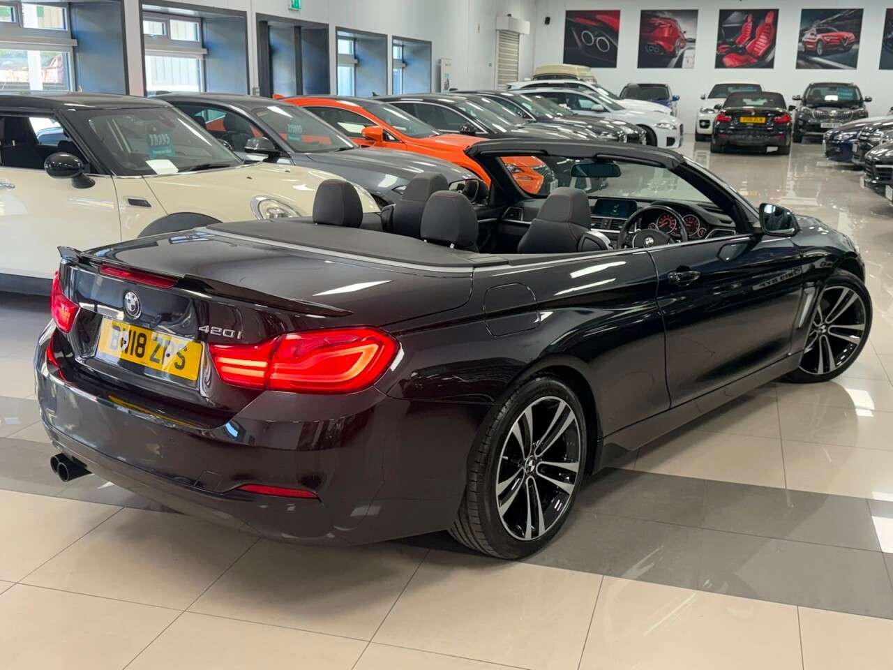 A 2018 BMW 4 SERIES 2.0 420i Sport Convertible 2dr Petrol Auto Euro 6 (s/s) (184 ps) A 2018 BMW 4 SERIES 2.0 420i Sport Convertible 2dr Petrol Auto Euro 6 (s/s) (184 ps)