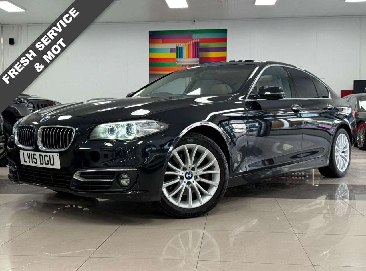 A 2015 BMW 5 SERIES 2.0 520d Luxury Saloon 4dr Diesel Auto Euro 6 (s/s) (190 ps) HARMON KARDON A 2015 BMW 5 SERIES 2.0 520d Luxury Saloon 4dr Diesel Auto Euro 6 (s/s) (190 ps) HARMON KARDON