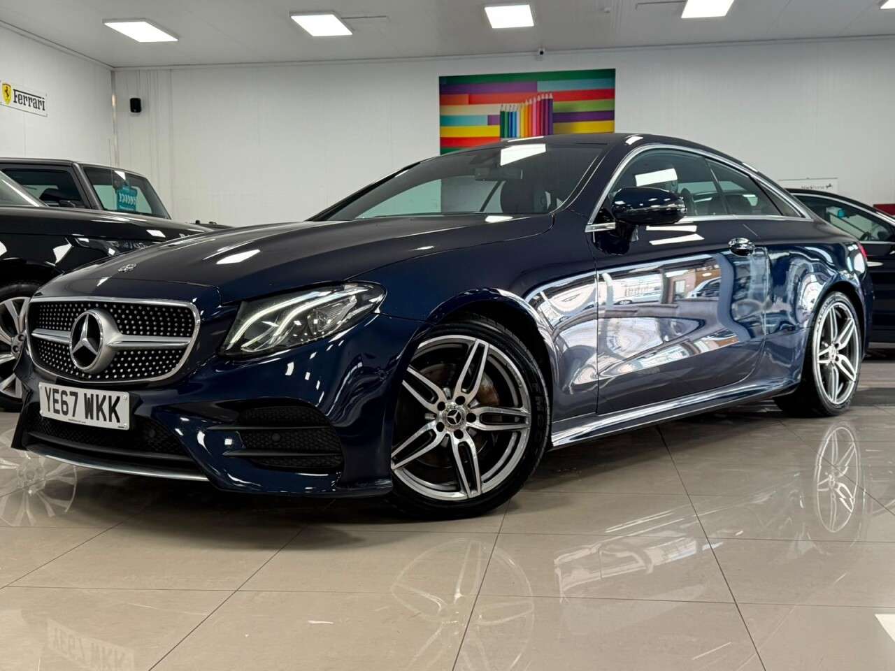 A 2017 MERCEDES-BENZ E CLASS 2.0 E220d AMG Line Coupe 2dr Diesel G-Tronic+ Euro 6 (s/s) (194 ps) AMBIENT A 2017 MERCEDES-BENZ E CLASS 2.0 E220d AMG Line Coupe 2dr Diesel G-Tronic+ Euro 6 (s/s) (194 ps) AMBIENT