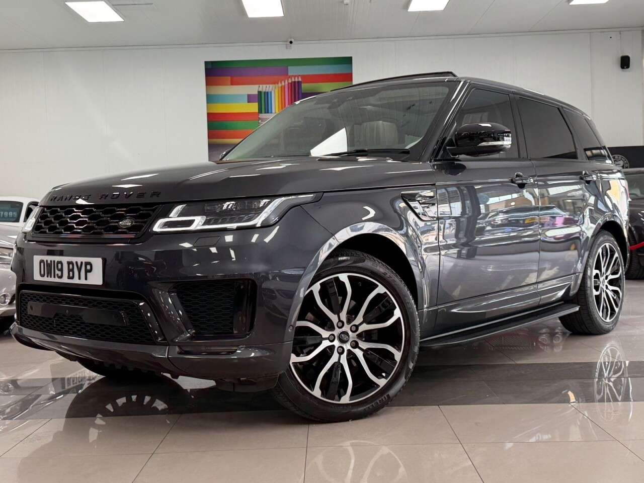 A 2019 LAND ROVER RANGE ROVER SPORT 3.0 SD V6 Autobiography Dynamic SUV 5dr Diesel Auto 4WD Euro 6 (s/s) (306 p A 2019 LAND ROVER RANGE ROVER SPORT 3.0 SD V6 Autobiography Dynamic SUV 5dr Diesel Auto 4WD Euro 6 (s/s) (306 p