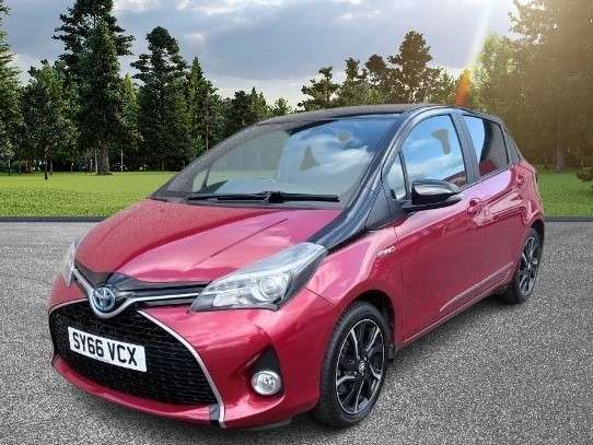 A 2016 TOYOTA YARIS 1.5 VVT-h Design Hatchback 5dr Petrol Hybrid E-CVT Euro 6 (101 ps) A 2016 TOYOTA YARIS 1.5 VVT-h Design Hatchback 5dr Petrol Hybrid E-CVT Euro 6 (101 ps)