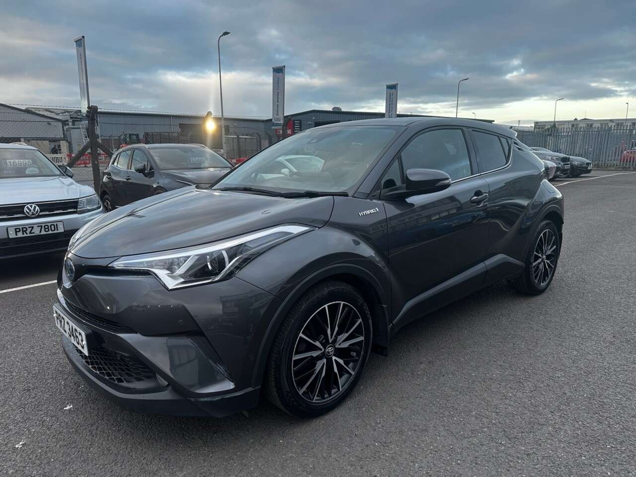 A 2019 TOYOTA C-HR 1.8 VVT-h Excel SUV 5dr Petrol Hybrid CVT Euro 6 (s/s) (122 ps) Front/Rear A 2019 TOYOTA C-HR 1.8 VVT-h Excel SUV 5dr Petrol Hybrid CVT Euro 6 (s/s) (122 ps) Front/Rear