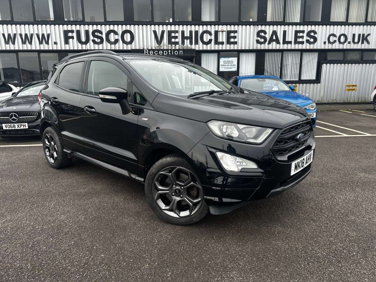 A 2018 FORD ECOSPORT 1.0T EcoBoost ST-Line SUV 5dr Petrol Manual Euro 6 (s/s) (140 ps) REVERSING A 2018 FORD ECOSPORT 1.0T EcoBoost ST-Line SUV 5dr Petrol Manual Euro 6 (s/s) (140 ps) REVERSING