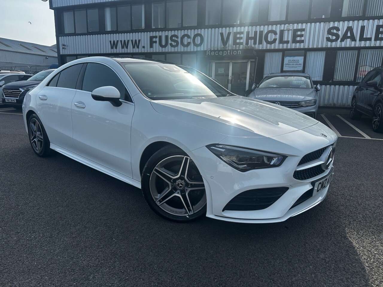 A 2019 MERCEDES-BENZ CLA 1.3 CLA180 AMG Line (Premium Plus) Coupe 4dr Petrol 7G-DCT Euro 6 (s/s) (13 A 2019 MERCEDES-BENZ CLA 1.3 CLA180 AMG Line (Premium Plus) Coupe 4dr Petrol 7G-DCT Euro 6 (s/s) (13