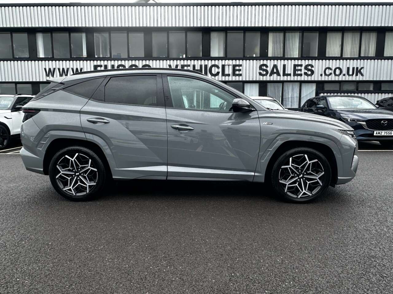 A 2023 HYUNDAI TUCSON 1.6 h T-GDi N Line SUV 5dr Petrol Hybrid Auto Euro 6 (s/s) (230 ps) FULL SE A 2023 HYUNDAI TUCSON 1.6 h T-GDi N Line SUV 5dr Petrol Hybrid Auto Euro 6 (s/s) (230 ps) FULL SE