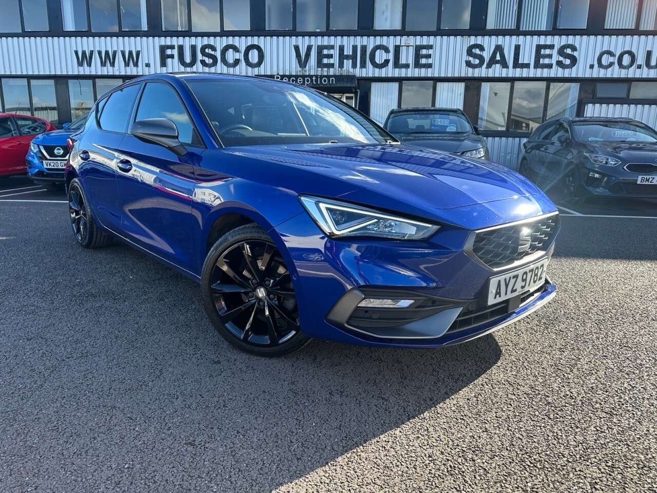 A 2021 SEAT LEON 1.5 eTSI MHEV FR Sport Hatchback 5dr Petrol Hybrid DSG Euro 6 (s/s) (150 ps A 2021 SEAT LEON 1.5 eTSI MHEV FR Sport Hatchback 5dr Petrol Hybrid DSG Euro 6 (s/s) (150 ps