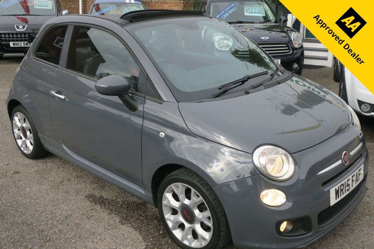A 2015 FIAT 500C 1.2 S Convertible 2dr Petrol Manual Euro 6 (s/s) (69 bhp) CONVERTIBLE A 2015 FIAT 500C 1.2 S Convertible 2dr Petrol Manual Euro 6 (s/s) (69 bhp) CONVERTIBLE