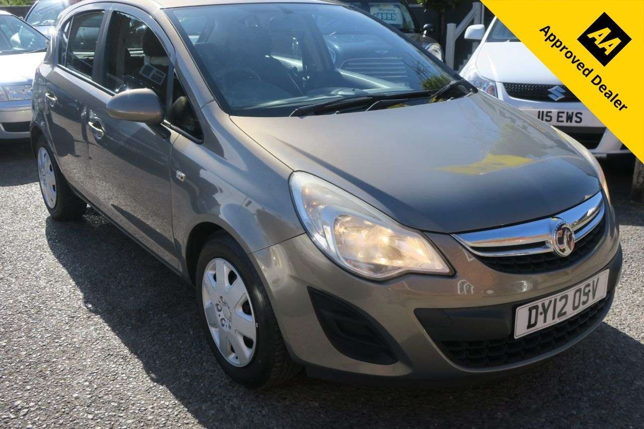 A 2012 VAUXHALL CORSA 1.2i ecoFLEX 16V Exclusiv Hatchback 5dr Petrol Manual Euro 5 (s/s) (A/C) (8 A 2012 VAUXHALL CORSA 1.2i ecoFLEX 16V Exclusiv Hatchback 5dr Petrol Manual Euro 5 (s/s) (A/C) (8