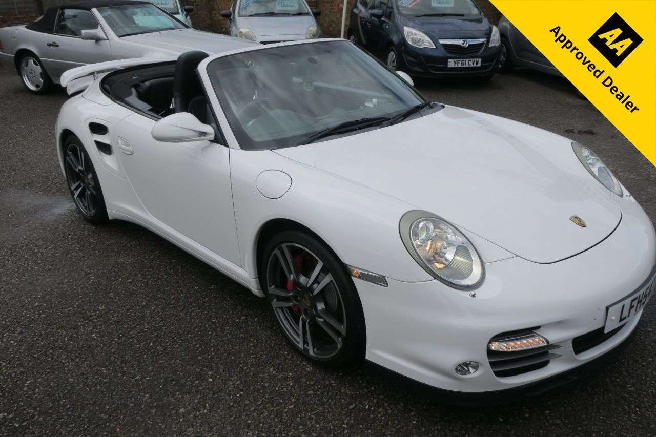 A 2011 PORSCHE 911 3.8 997 Turbo Cabriolet 2dr Petrol PDK AWD (268 g/km, 500 bhp) A 2011 PORSCHE 911 3.8 997 Turbo Cabriolet 2dr Petrol PDK AWD (268 g/km, 500 bhp)