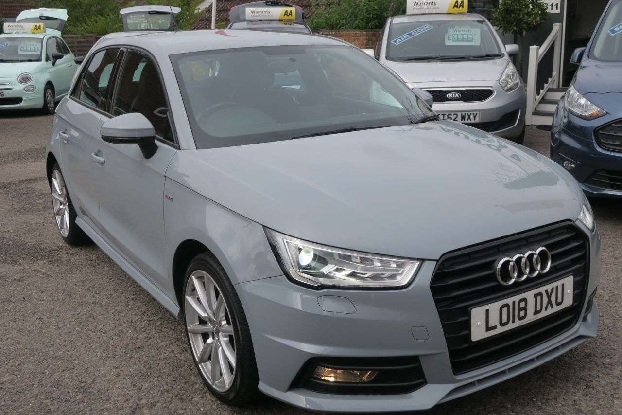 A 2018 AUDI A1 1.0 TFSI S line Sportback 5dr Petrol S Tronic Euro 6 (s/s) (Nav) (95 ps) AU A 2018 AUDI A1 1.0 TFSI S line Sportback 5dr Petrol S Tronic Euro 6 (s/s) (Nav) (95 ps) AU