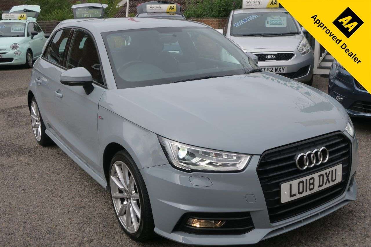 A 2018 AUDI A1 1.0 TFSI S line Sportback 5dr Petrol S Tronic Euro 6 (s/s) (Nav) (95 ps) AU A 2018 AUDI A1 1.0 TFSI S line Sportback 5dr Petrol S Tronic Euro 6 (s/s) (Nav) (95 ps) AU