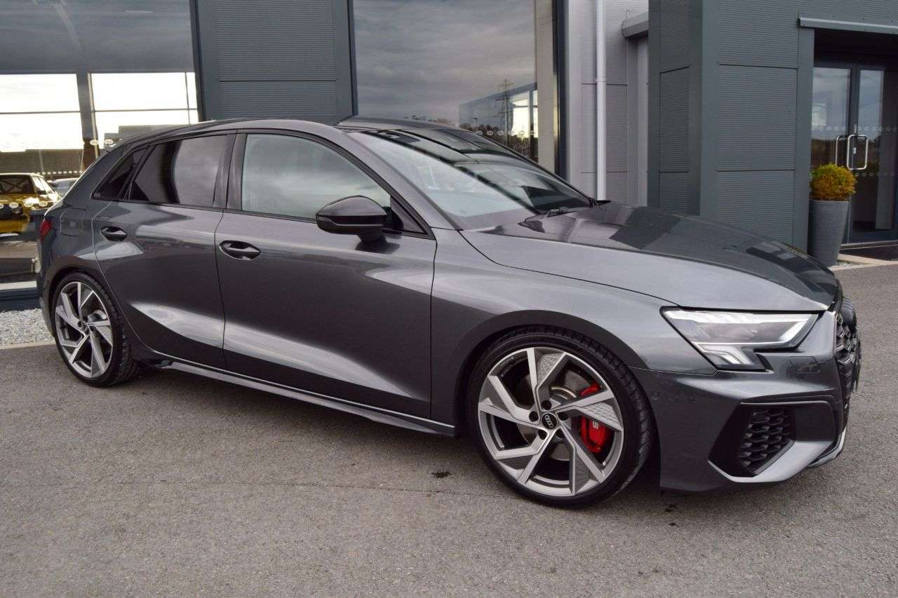 A 2023 AUDI S3 2.0 TFSI Black Edition Sportback 5dr Petrol S Tronic quattro Euro 6 (s/s) ( A 2023 AUDI S3 2.0 TFSI Black Edition Sportback 5dr Petrol S Tronic quattro Euro 6 (s/s) (