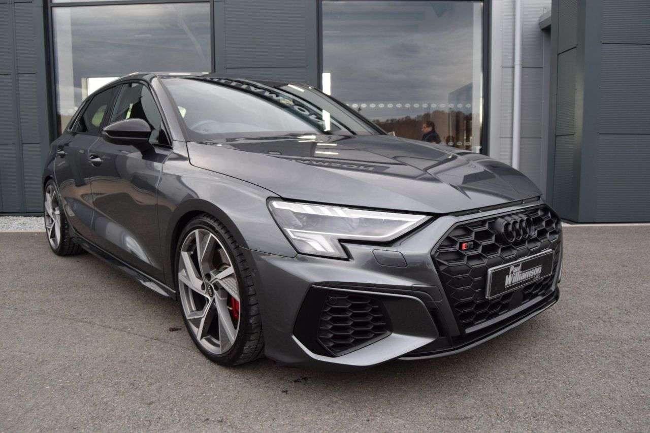 A 2023 AUDI S3 2.0 TFSI Black Edition Sportback 5dr Petrol S Tronic quattro Euro 6 (s/s) ( A 2023 AUDI S3 2.0 TFSI Black Edition Sportback 5dr Petrol S Tronic quattro Euro 6 (s/s) (