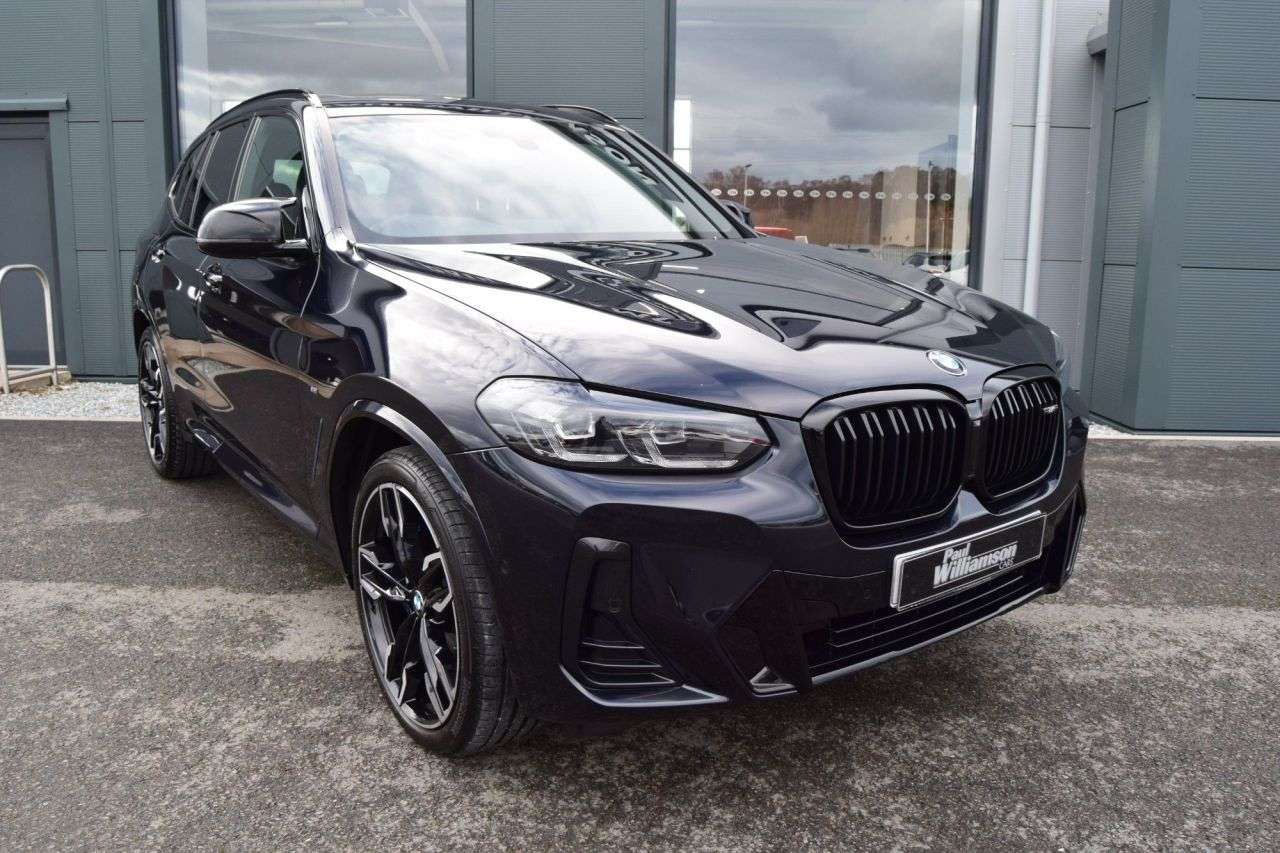 A 2022 BMW X3 3.0 M40i MHT SUV 5dr Petrol Hybrid Auto xDrive Euro 6 (s/s) (360 ps) A 2022 BMW X3 3.0 M40i MHT SUV 5dr Petrol Hybrid Auto xDrive Euro 6 (s/s) (360 ps)