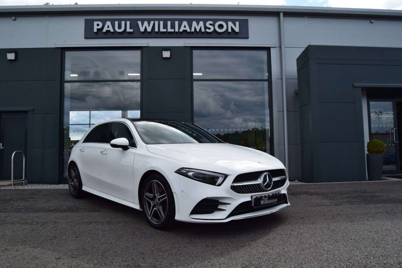 A 2019 MERCEDES-BENZ A-CLASS 2.0 A250 AMG Line (Premium Plus) Hatchback 5dr Petrol 7G-DCT Euro 6 (s/s) ( A 2019 MERCEDES-BENZ A-CLASS 2.0 A250 AMG Line (Premium Plus) Hatchback 5dr Petrol 7G-DCT Euro 6 (s/s) (