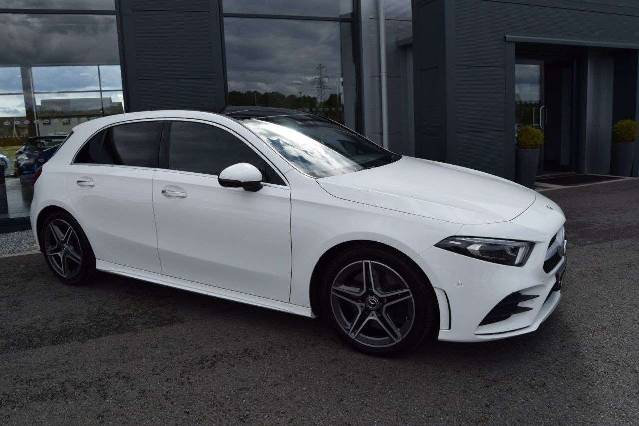 A 2019 MERCEDES-BENZ A-CLASS 2.0 A250 AMG Line (Premium Plus) Hatchback 5dr Petrol 7G-DCT Euro 6 (s/s) ( A 2019 MERCEDES-BENZ A-CLASS 2.0 A250 AMG Line (Premium Plus) Hatchback 5dr Petrol 7G-DCT Euro 6 (s/s) (