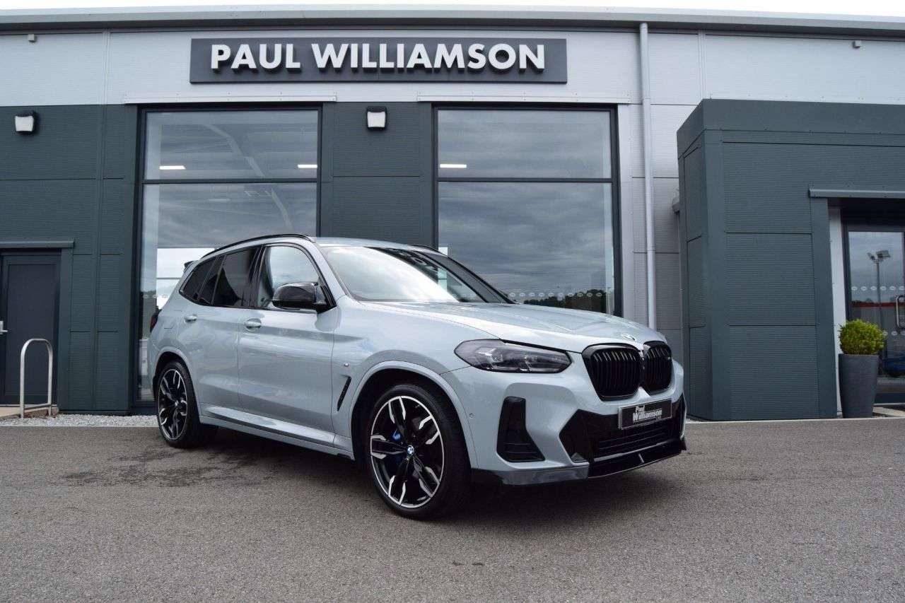A 2022 BMW X3 3.0 M40i MHT SUV 5dr Petrol Hybrid Auto xDrive Euro 6 (s/s) (360 ps) A 2022 BMW X3 3.0 M40i MHT SUV 5dr Petrol Hybrid Auto xDrive Euro 6 (s/s) (360 ps)