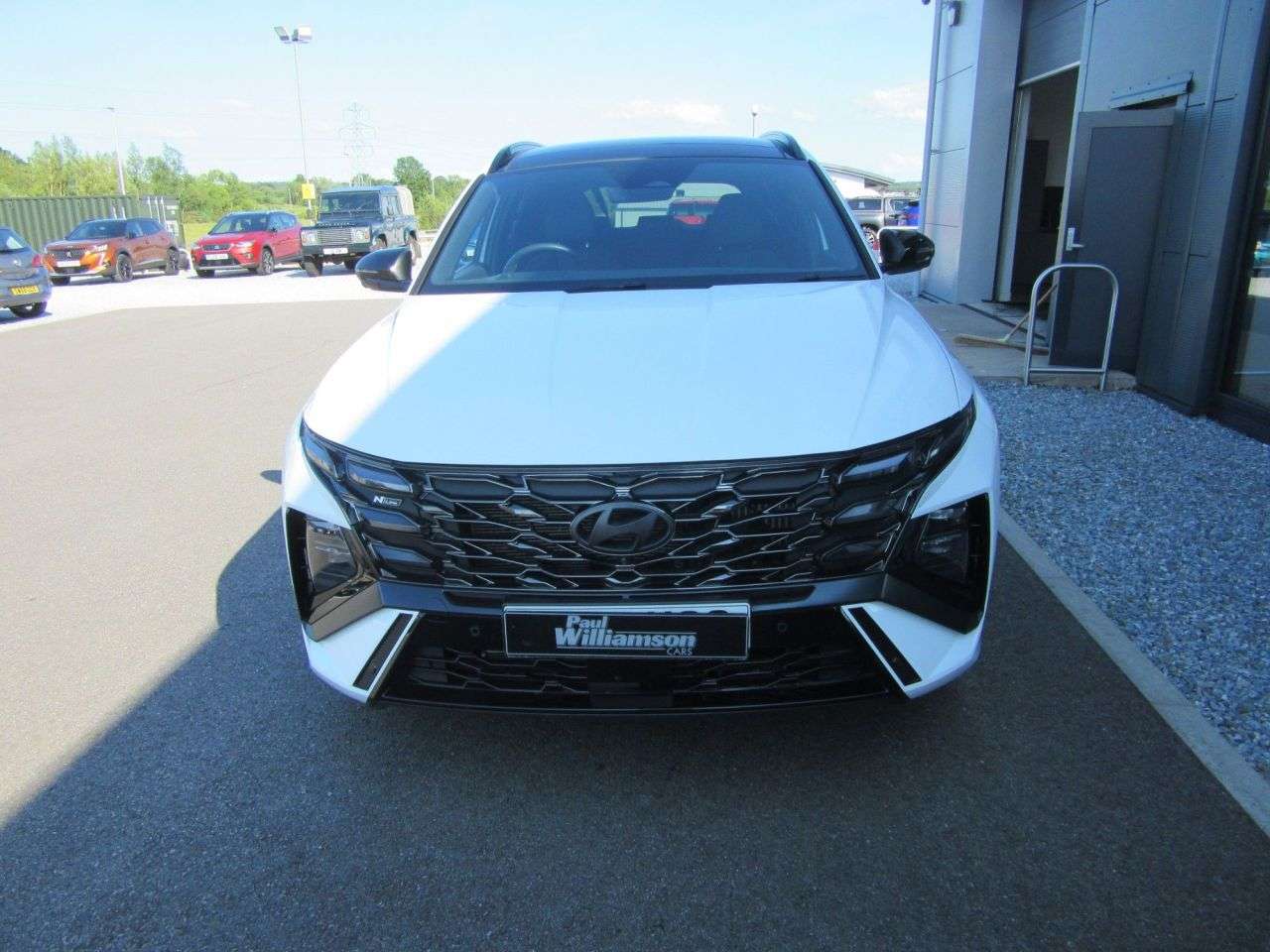 A 2024 HYUNDAI TUCSON 1.6 T-GDi N Line S SUV 5dr Petrol Hybrid Auto 4WD Euro 6 (s/s) (215 ps) A 2024 HYUNDAI TUCSON 1.6 T-GDi N Line S SUV 5dr Petrol Hybrid Auto 4WD Euro 6 (s/s) (215 ps)