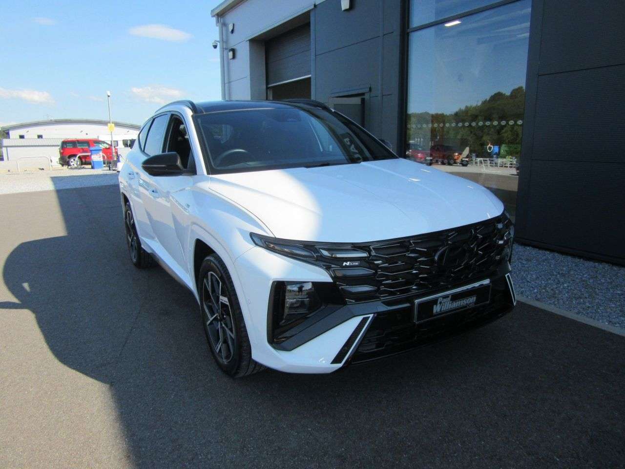 A 2024 HYUNDAI TUCSON 1.6 T-GDi N Line S SUV 5dr Petrol Hybrid Auto 4WD Euro 6 (s/s) (215 ps) A 2024 HYUNDAI TUCSON 1.6 T-GDi N Line S SUV 5dr Petrol Hybrid Auto 4WD Euro 6 (s/s) (215 ps)
