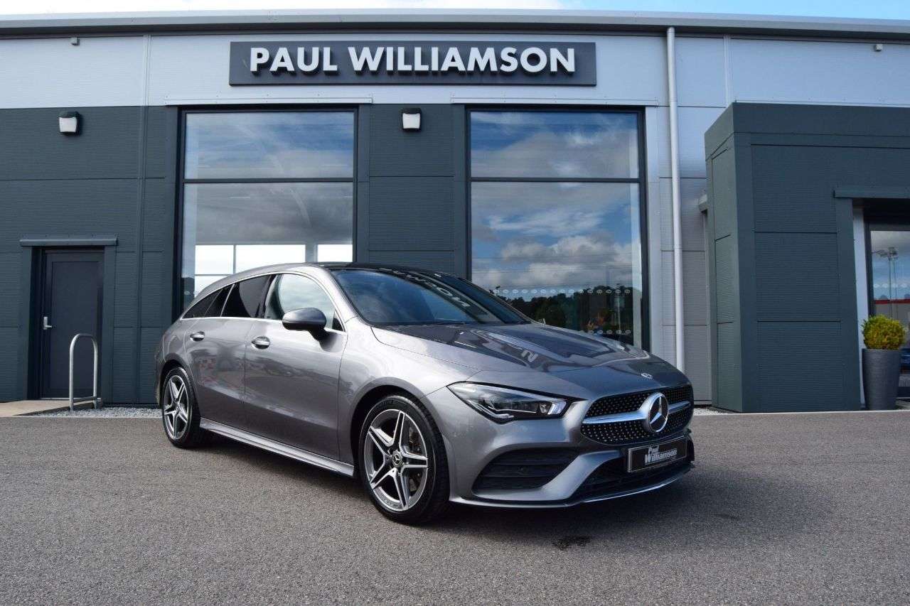A 2020 MERCEDES-BENZ CLA 2.0 CLA220d AMG Line (Premium Plus) Shooting Brake 5dr Diesel 8G-DCT Euro 6 A 2020 MERCEDES-BENZ CLA 2.0 CLA220d AMG Line (Premium Plus) Shooting Brake 5dr Diesel 8G-DCT Euro 6