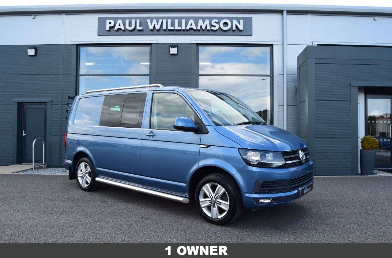 A 2016 VOLKSWAGEN TRANSPORTER 2.0 TDI T32 BlueMotion Tech Highline Kombi Double Cab CAMPER CONVERSION 5dr A 2016 VOLKSWAGEN TRANSPORTER 2.0 TDI T32 BlueMotion Tech Highline Kombi Double Cab CAMPER CONVERSION 5dr