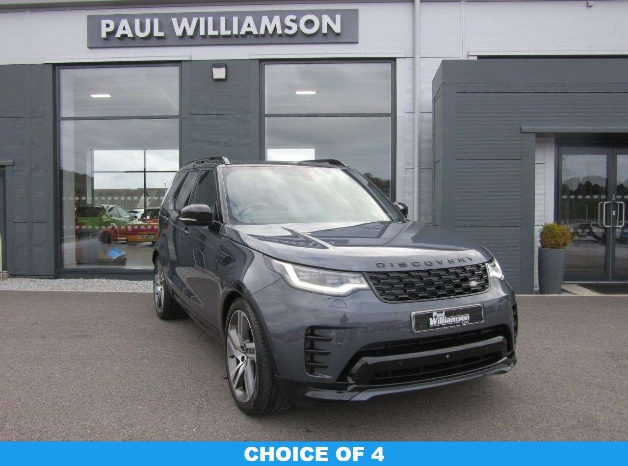 A 2024 LAND ROVER DISCOVERY 3.0 D300 MHEV Dynamic HSE SUV 5dr Diesel Auto 4WD Euro 6 (s/s) (300 ps) A 2024 LAND ROVER DISCOVERY 3.0 D300 MHEV Dynamic HSE SUV 5dr Diesel Auto 4WD Euro 6 (s/s) (300 ps)