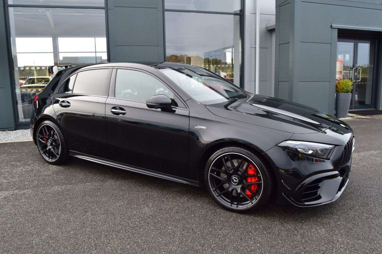 A 2024 MERCEDES-BENZ A CLASS 2.0 A45 AMG S Plus Hatchback 5dr Petrol 8G-DCT 4MATIC+ Euro 6 (s/s) (421 ps A 2024 MERCEDES-BENZ A CLASS 2.0 A45 AMG S Plus Hatchback 5dr Petrol 8G-DCT 4MATIC+ Euro 6 (s/s) (421 ps