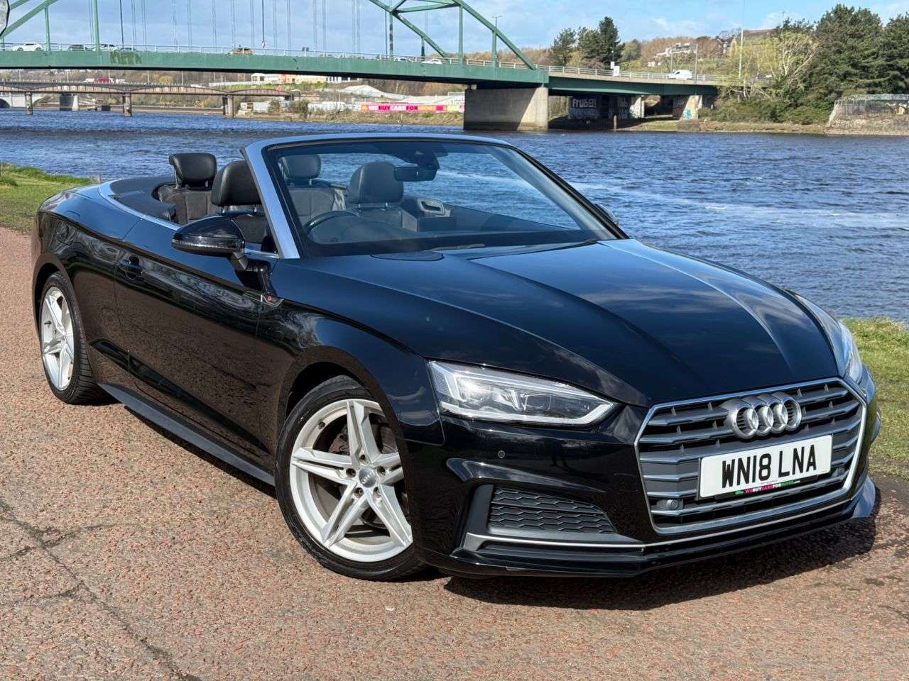 A 2018 AUDI A5 CABRIOLET 2.0 TFSI S line Convertible 2dr Petrol Manual Euro 6 (s/s) (190 ps) JUST IN A 2018 AUDI A5 CABRIOLET 2.0 TFSI S line Convertible 2dr Petrol Manual Euro 6 (s/s) (190 ps) JUST IN