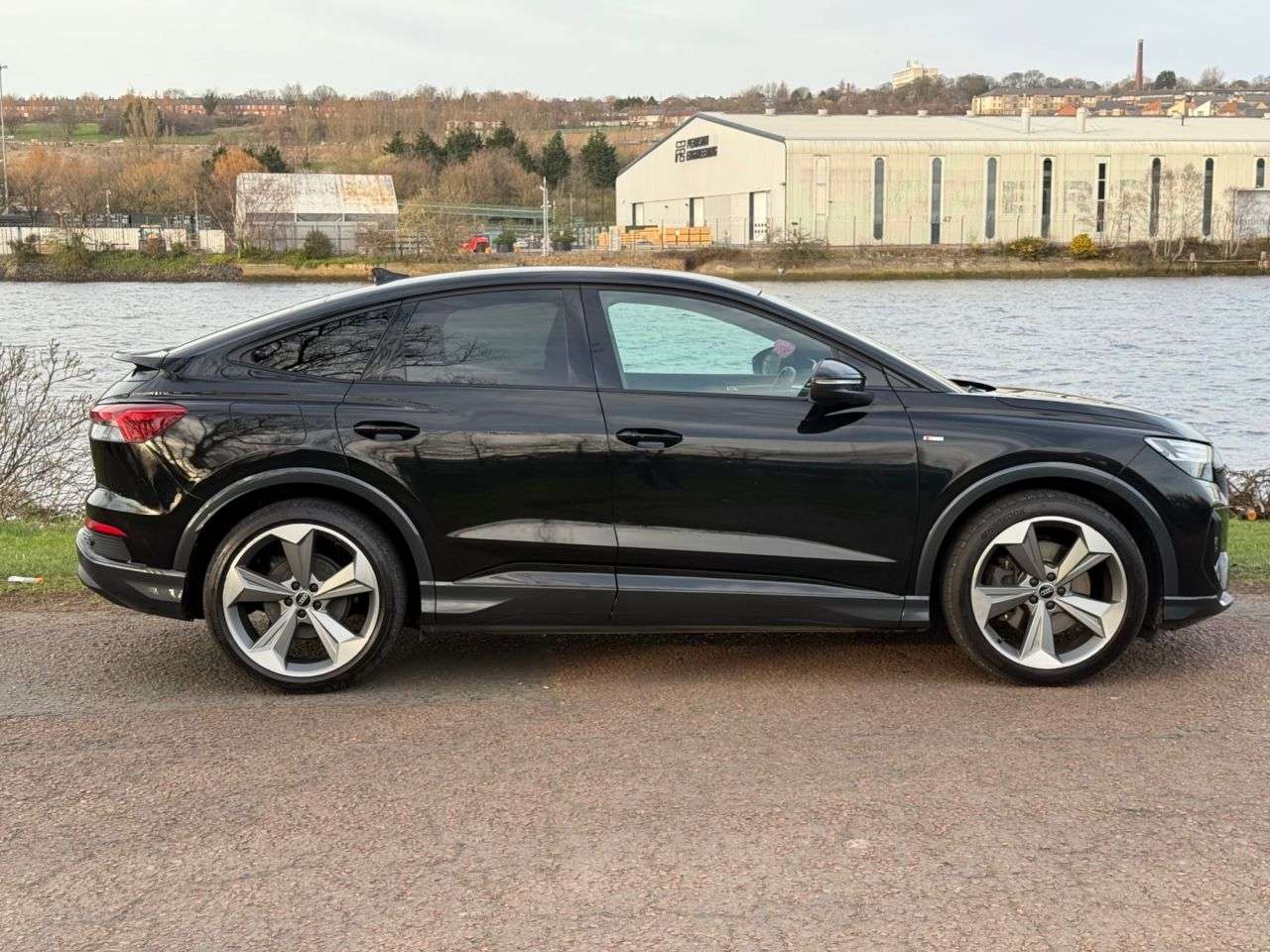 A 2023 AUDI Q4 E-TRON 50 Black Edition Sportback 5dr Electric Auto quattro 82kWh (299 ps) 21" ALL A 2023 AUDI Q4 E-TRON 50 Black Edition Sportback 5dr Electric Auto quattro 82kWh (299 ps) 21" ALL