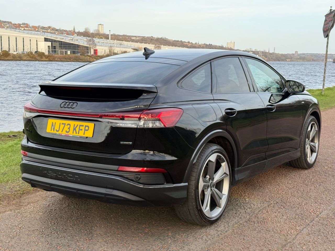 A 2023 AUDI Q4 E-TRON 50 Black Edition Sportback 5dr Electric Auto quattro 82kWh (299 ps) 21" ALL A 2023 AUDI Q4 E-TRON 50 Black Edition Sportback 5dr Electric Auto quattro 82kWh (299 ps) 21" ALL