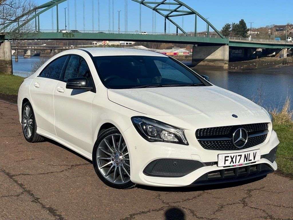 A 2017 MERCEDES-BENZ CLA 1.6 CLA180 AMG Line Coupe 4dr Petrol Manual Euro 6 (s/s) (122 ps) **BLUETOO A 2017 MERCEDES-BENZ CLA 1.6 CLA180 AMG Line Coupe 4dr Petrol Manual Euro 6 (s/s) (122 ps) **BLUETOO