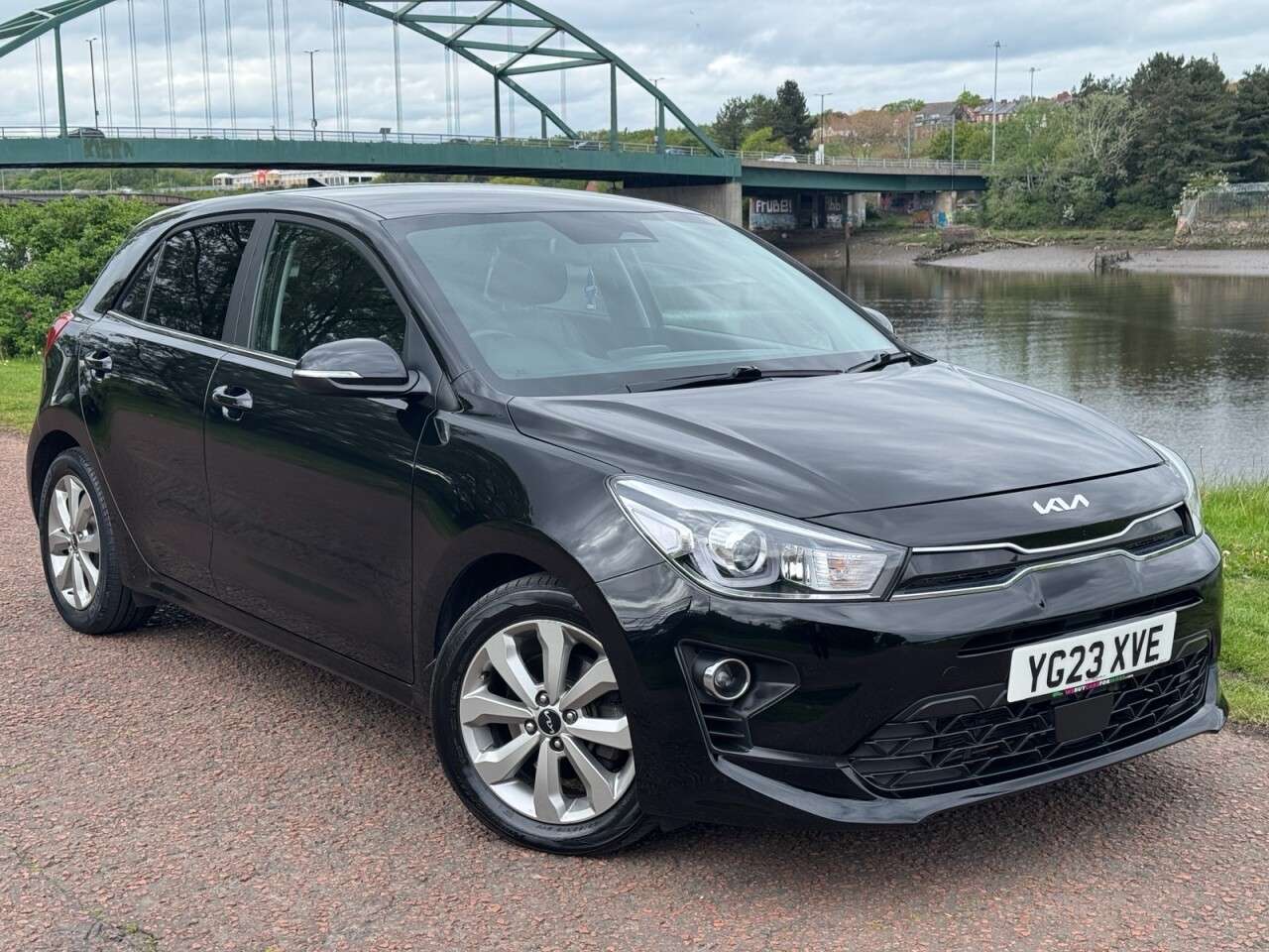 A 2023 KIA RIO 1.0 T-GDi MHEV 3 Hatchback 5dr Petrol Hybrid Manual Euro 6 (s/s) (118 bhp) A 2023 KIA RIO 1.0 T-GDi MHEV 3 Hatchback 5dr Petrol Hybrid Manual Euro 6 (s/s) (118 bhp)