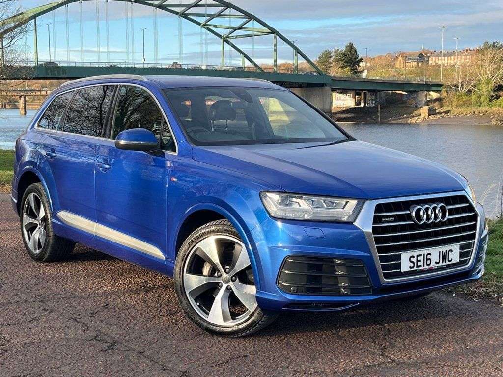 A 2016 AUDI Q7 3.0 TDI V6 S line SUV 5dr Diesel Tiptronic quattro Euro 6 (s/s) (272 ps) 21 A 2016 AUDI Q7 3.0 TDI V6 S line SUV 5dr Diesel Tiptronic quattro Euro 6 (s/s) (272 ps) 21