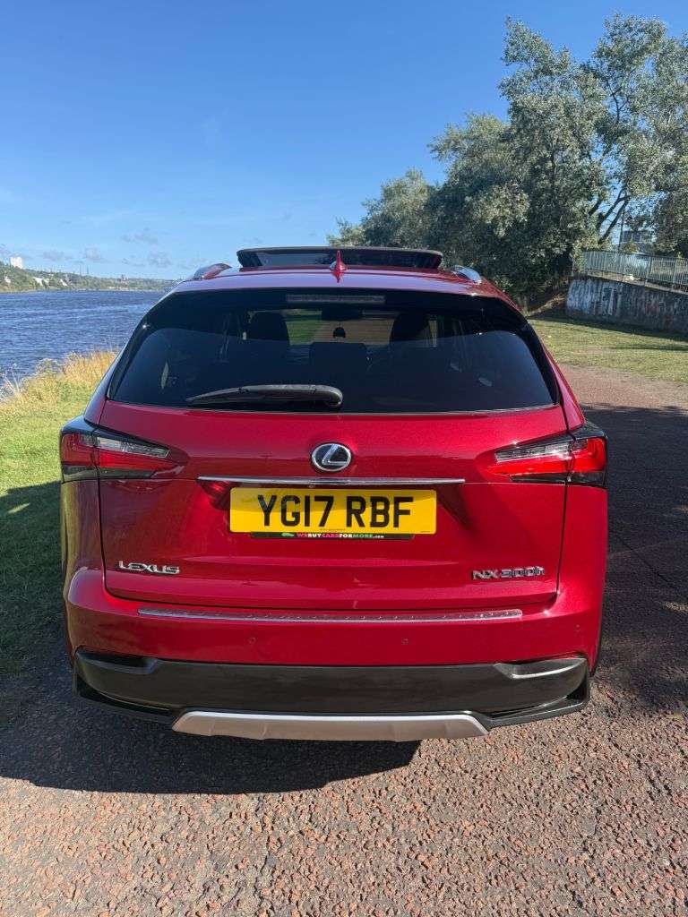A 2017 LEXUS NX 300H 2.5 300h Premier SUV 5dr Petrol Hybrid E-CVT 4WD Euro 6 (s/s) (197 ps) REAR A 2017 LEXUS NX 300H 2.5 300h Premier SUV 5dr Petrol Hybrid E-CVT 4WD Euro 6 (s/s) (197 ps) REAR