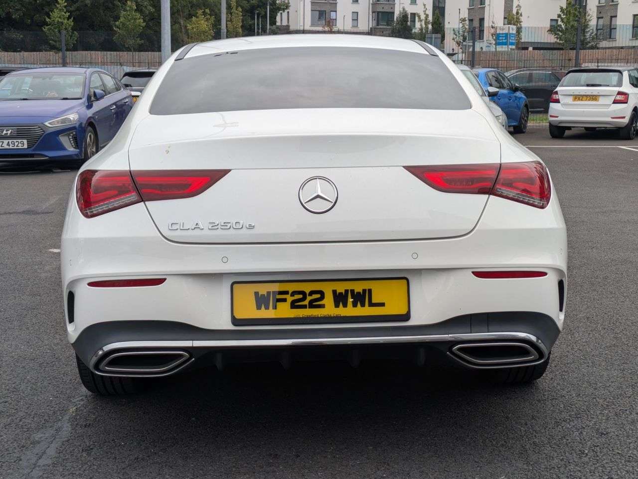 A 2022 MERCEDES-BENZ CLA 1.3 CLA250e 15.6kWh AMG Line (Premium) Coupe 4dr Petrol Plug-in Hybrid 8G-D A 2022 MERCEDES-BENZ CLA 1.3 CLA250e 15.6kWh AMG Line (Premium) Coupe 4dr Petrol Plug-in Hybrid 8G-D